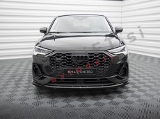Audi Q3 Sportback F3 18- podaljšek sprednjega odbijača črni sijaj