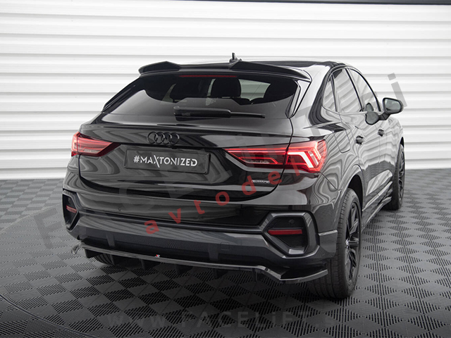Audi Q3 Sportback F3 18- strešni spojler črni sijaj