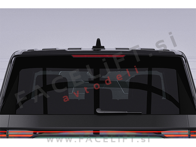 VW ID. Buzz 22- strešni spojler karbon mat