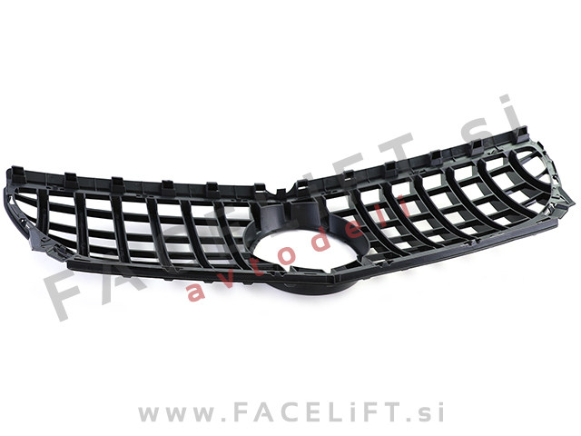 Mercedes B W246 11-14 maska črna kromirana sijaj