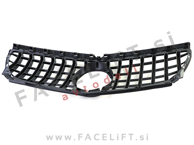 Mercedes B W246 11-14 maska črna kromirana sijaj