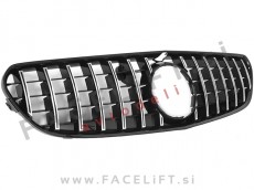 Mercedes S Cabriolet Coupe A217 C217 14-20 maska črna kromirana sijaj