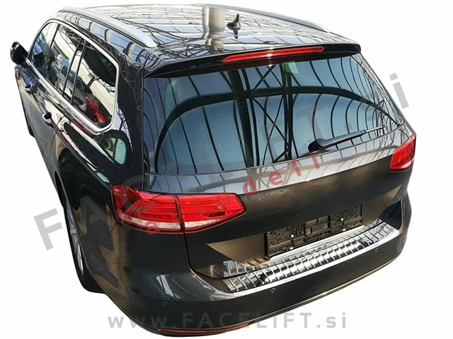 VW Golf 7 Karavan 12-17 zaščita zadnjega odbijača kromirana sijaj