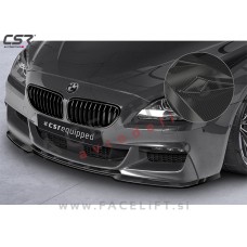 BMW 6 F12 F13 M 11-18 podaljšek sprednjega odbijača karbon sijaj