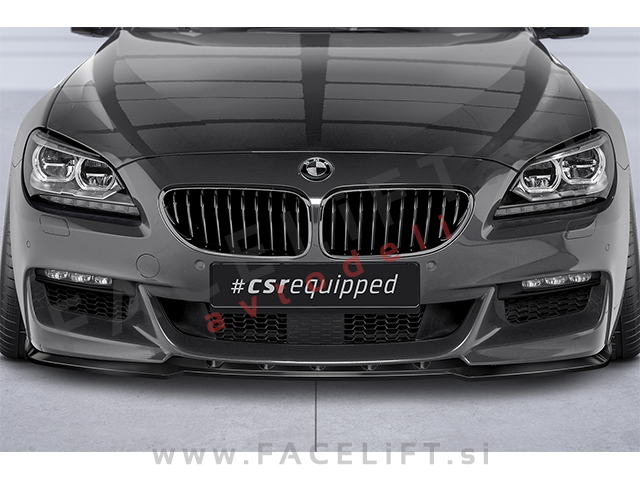 BMW 6 F12 F13 M 11-18 podaljšek sprednjega odbijača karbon sijaj
