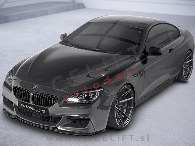 BMW 6 F12 F13 M 11-18 podaljšek sprednjega odbijača karbon mat