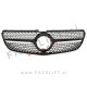 Mercedes V W447 14-19 maska Diamond Black črna kromirana sijaj