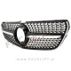 Mercedes V W447 14-19 maska Diamond Black črna kromirana sijaj