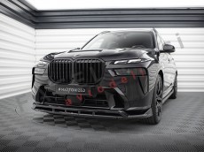 BMW X7 G07 LCI M-Pack 22- podaljšek sprednjega odbijača črni sijaj