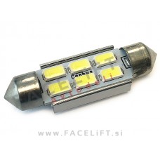 LED žarnica C5W 6x SMD (5730) CANBUS 12V 39mm LED žarnica C5W 6x SMD (5730) CANBUS 12V 39mm