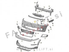 VW Touran 1T3 10-15 sprednji odbijač VW Touran 1T3 10-15 sprednji odbijač