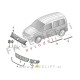 VW Caddy 10-15 mreža sprednjega odbijača leva VW Caddy 10-15 mreža sprednjega odbijača leva
