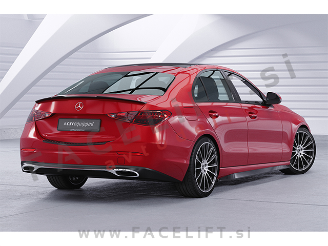 Mercedes C Limuzina W206 21- spojler za prtljažnik črni mat