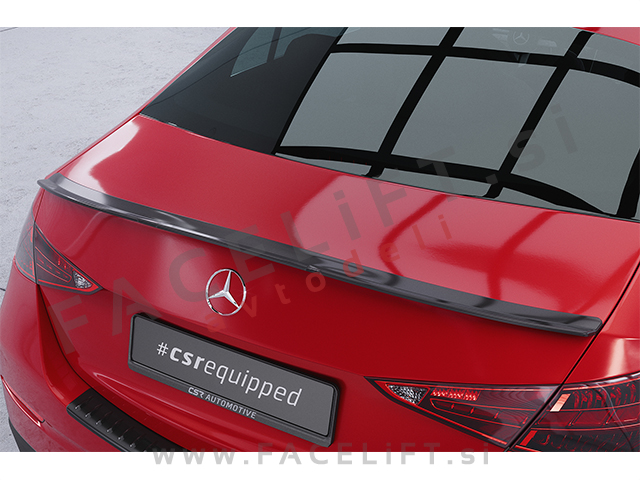 Mercedes C Limuzina W206 21- spojler za prtljažnik črni sijaj