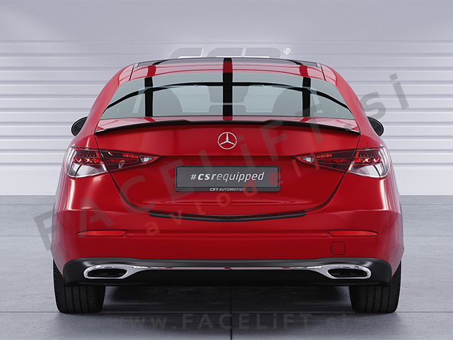 Mercedes C Limuzina W206 21- spojler za prtljažnik karbon mat