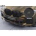 BMW X6 G06 M-Pack 19- podaljšek sprednjega odbijača črni mat