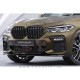 BMW X6 G06 M-Pack 19- podaljšek sprednjega odbijača črni mat