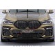 BMW X6 G06 M-Pack 19- podaljšek sprednjega odbijača črni mat