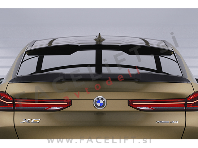BMW X6 G06 19- spojler za prtljažnik karbon mat
