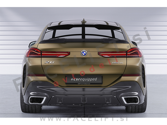 BMW X6 G06 19- strešni spojler črni mat