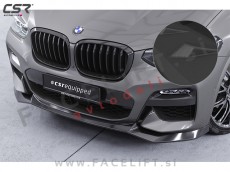BMW X4 G06 M-Pack 18-21 podaljšek sprednjega odbijača črni mat