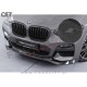 BMW X4 G06 M-Pack 18-21 podaljšek sprednjega odbijača črni mat