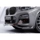 BMW X4 G06 M-Pack 18-21 podaljšek sprednjega odbijača črni mat