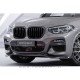 BMW X4 G06 M-Pack 18-21 podaljšek sprednjega odbijača črni mat