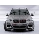 BMW X4 G06 M-Pack 18-21 podaljšek sprednjega odbijača črni mat