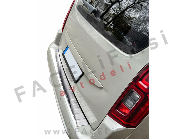 Citroen Berlingo 18- zaščita zadnjega odbijača kromirana sijaj