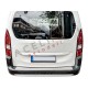 Citroen Berlingo 18- zaščita zadnjega odbijača srebrna mat