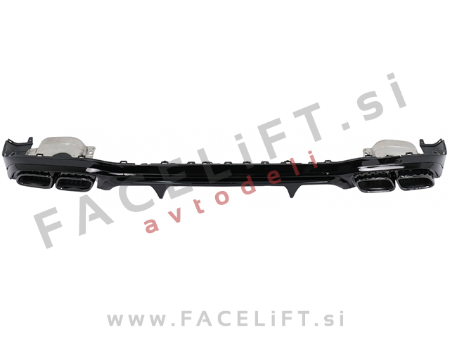 Mercedes E Limuzina AMG Line 20-23 difuzor z nastavki za izpuh AMG E63 izgled Mercedes E Limuzina AMG Line 20-23 difuzor z nastavki za izpuh AMG E63 izgled