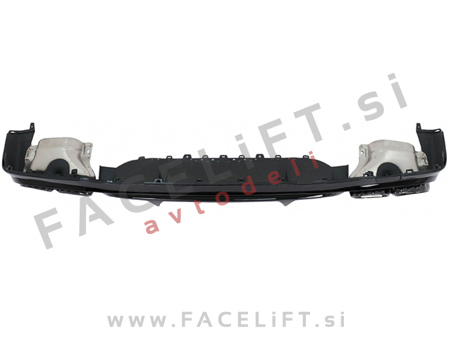 Mercedes E Limuzina AMG Line 20-23 difuzor z nastavki za izpuh AMG E63 izgled