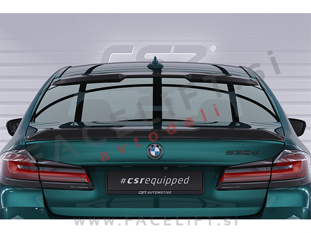 BMW 5 Limuzina G30 17-23 spojler za prtljažnik karbon sijaj