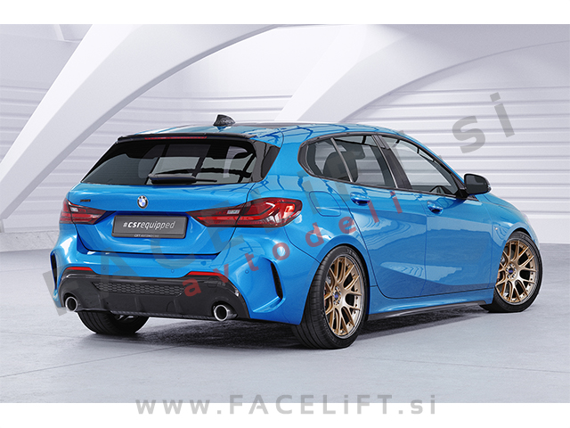 BMW 1 F40 M-Pack 19-24 strešni spojler karbon mat
