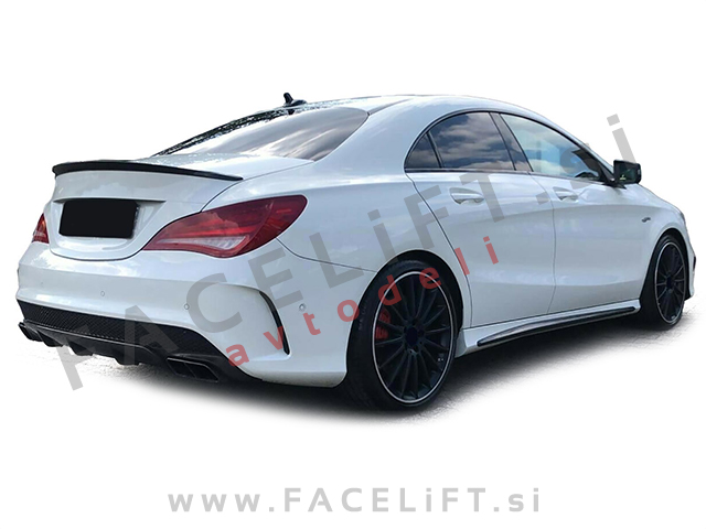 Mercedes CLA C117 13-19 spojler za prtljažnik črni sijaj