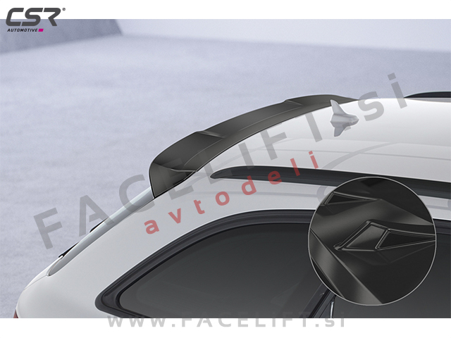 Audi A4 Karavan B8 8K 07-15 strešni spojler črni sijaj