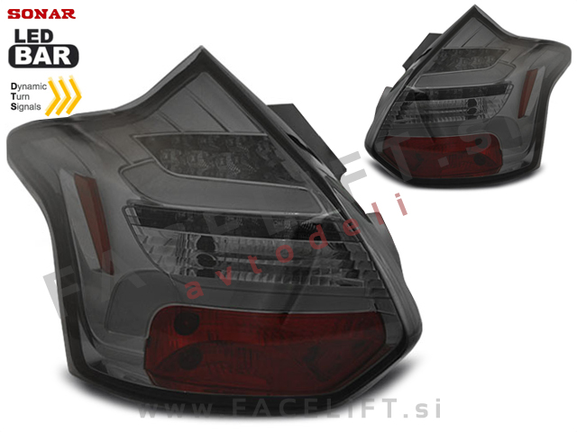 Ford Focus 3 Hatchback 10-14 zadnje LED luči
