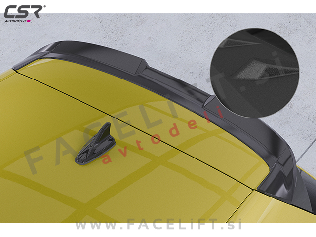 Strešni spojler črni mat VW Golf 8 GTD GTE GTI R R-Line 20-