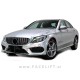 Mercedes C A205 C205 S205 W205 14-18 maska črna kromirana sijaj brez kamere