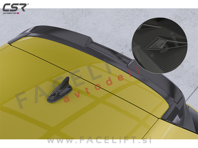 Strešni spojler karbon mat VW Golf 8 GTD GTE GTI R R-Line 20-