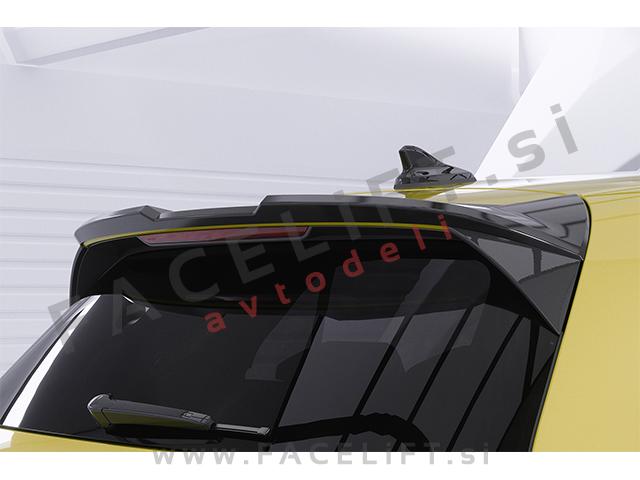 Strešni spojler karbon mat VW Golf 8 GTD GTE GTI R R-Line 20-