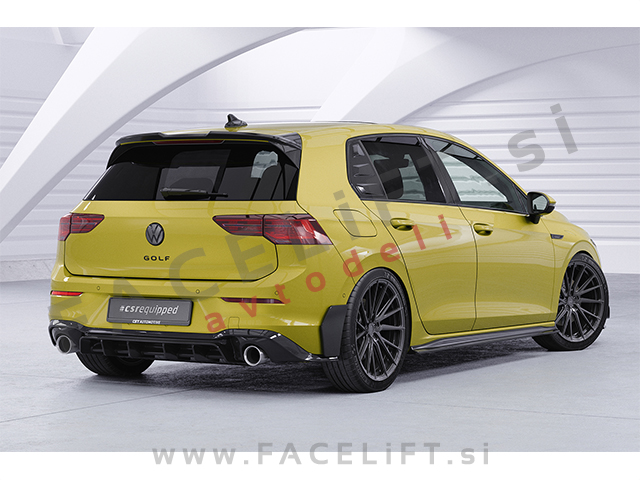 Strešni spojler karbon mat VW Golf 8 GTD GTE GTI R R-Line 20-