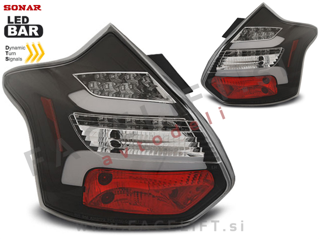 Ford Focus 3 Hatchback 10-14 zadnje LED luči Ford Focus 3 Hatchback 10-14 zadnje LED luči