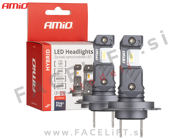 LED kit H7 H18 Hybrid Series 60W 5600lm 6000K CANBUS 12V