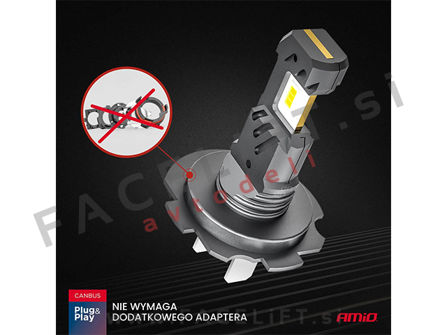 LED kit H7 H18 Hybrid Series 60W 5600lm 6000K CANBUS 12V