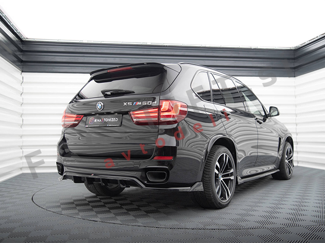Podaljšek zadnjega odbijača črni sijaj BMW X5 F15 M-Pack 13-18