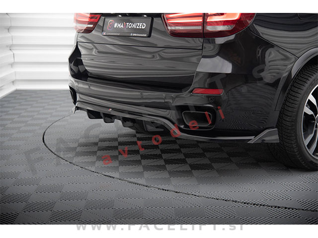 Podaljšek zadnjega odbijača črni sijaj BMW X5 F15 M-Pack 13-18