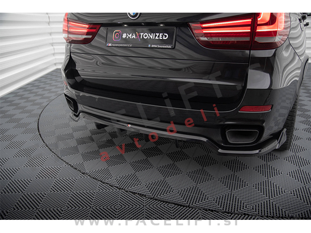 Podaljšek zadnjega odbijača črni sijaj BMW X5 F15 M-Pack 13-18