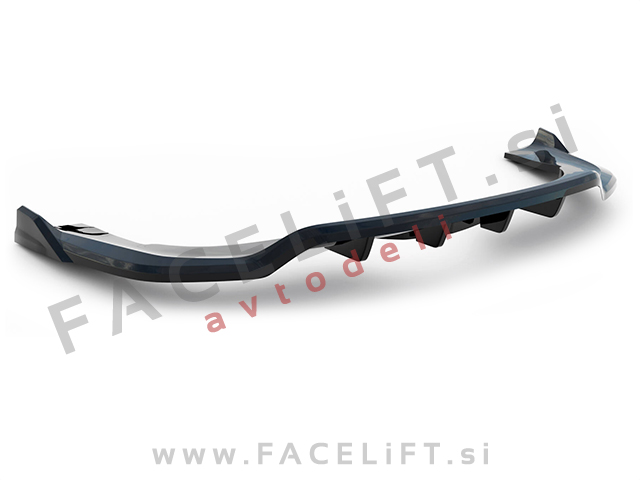 Podaljšek zadnjega odbijača črni sijaj BMW X5 F15 M-Pack 13-18
